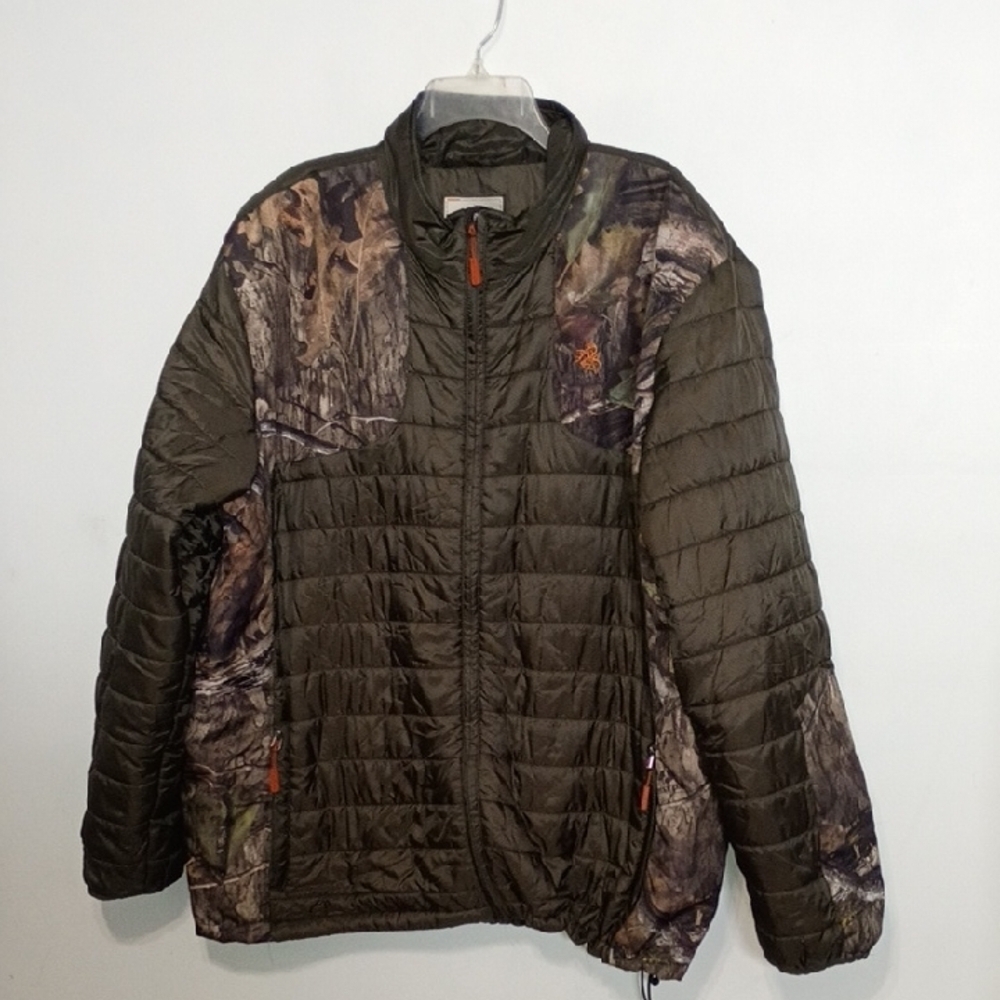 Mossy Oak - Men's Camouflage Puffer Jacket Size 2XL